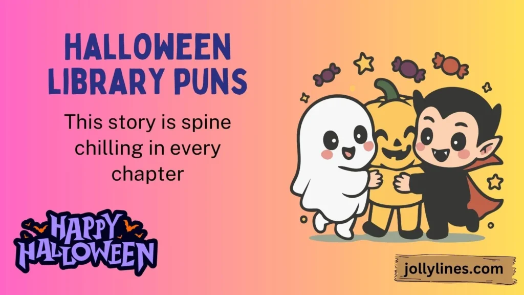 Funny Halloween Library Puns for Readers