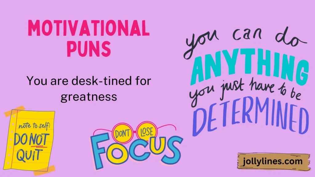 Funny Motivational Puns for Work