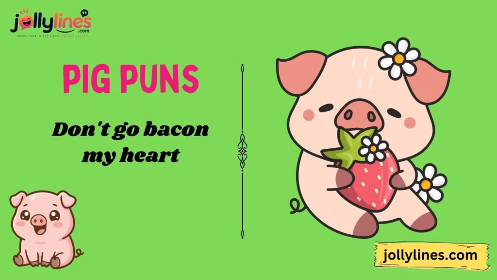 Funny Pig Puns