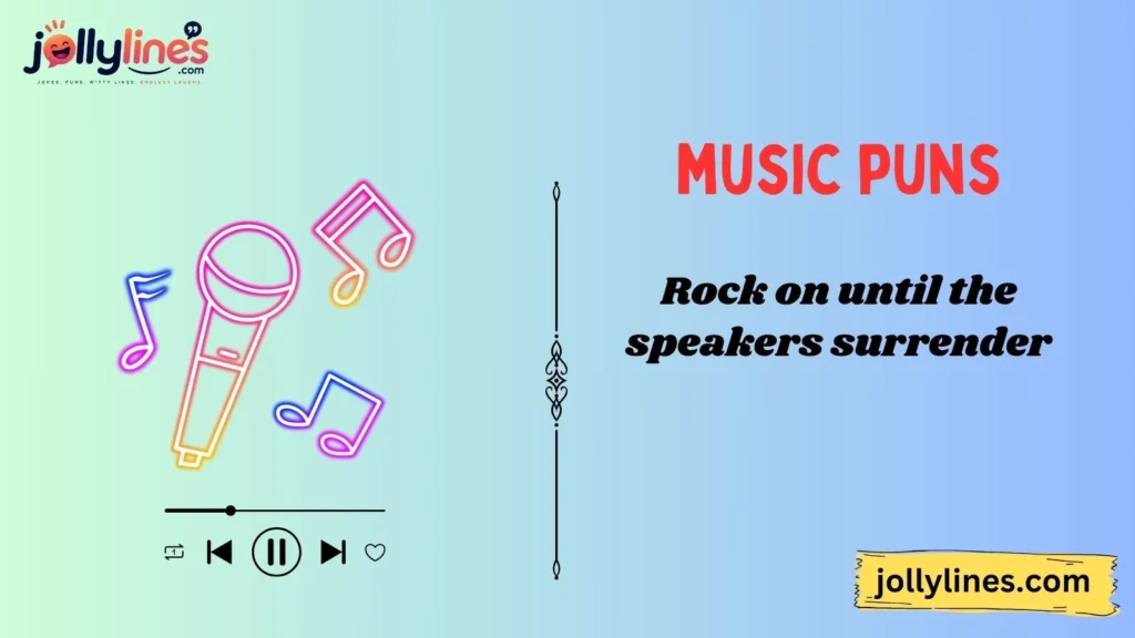 Rock Music Puns That Totally Rock