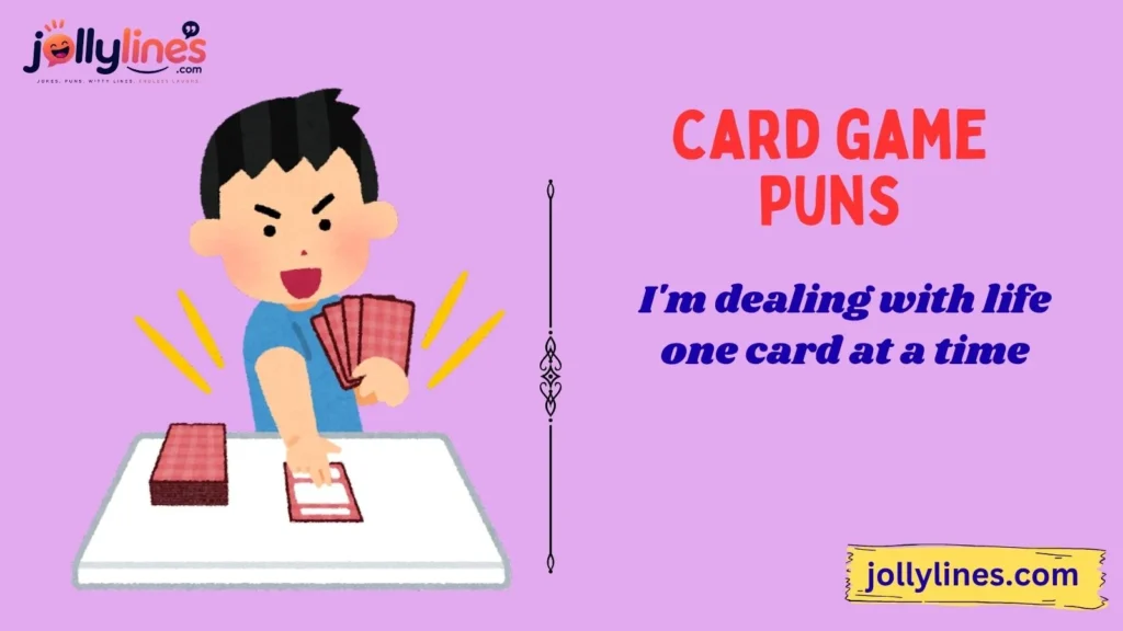 Funny Card Game Puns