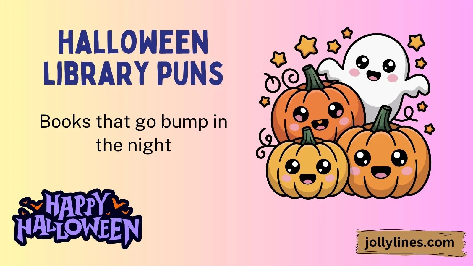 halloween library puns