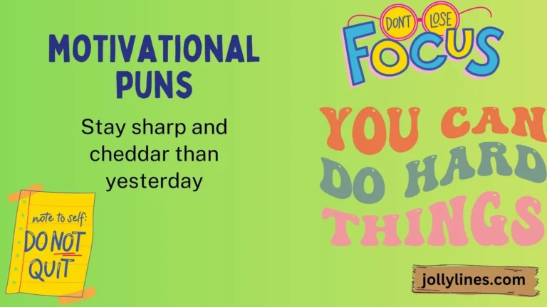 motivational puns