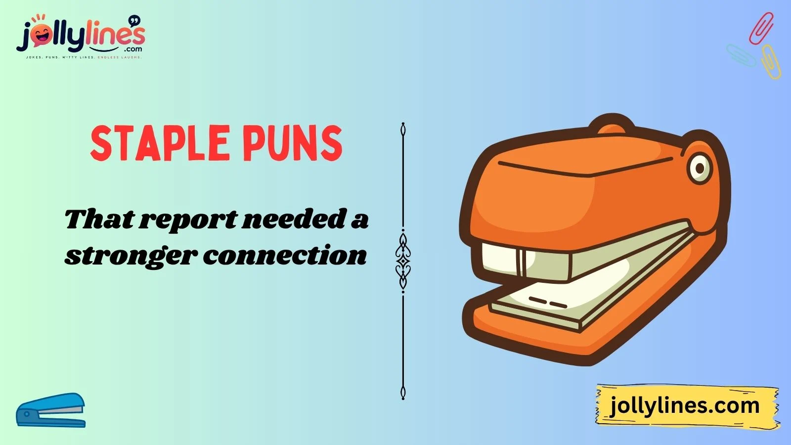 staple puns