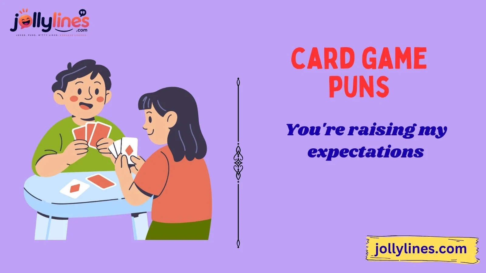 card game puns